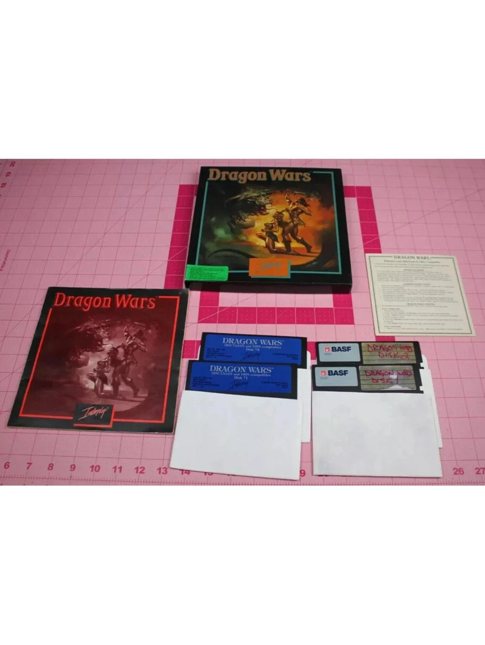 VINTAGE 1989 DRAGON WARS IBM PC GAME INTERPLAY IBM/TANDY 5.25